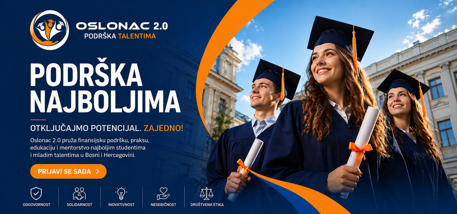 OSLONAC 2.0 podrška talentima