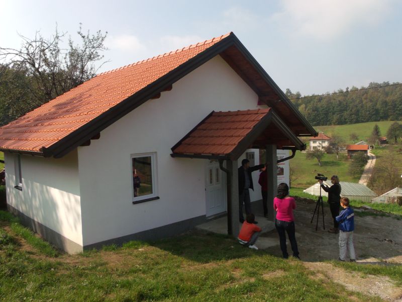 Izgrađena kuća kroz projekat NHU Oslonac Tešanj