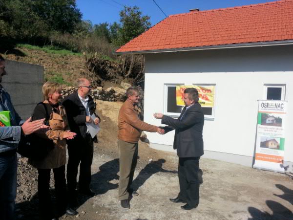 Izgrađena kuća kroz projekat NHU Oslonac Tešanj